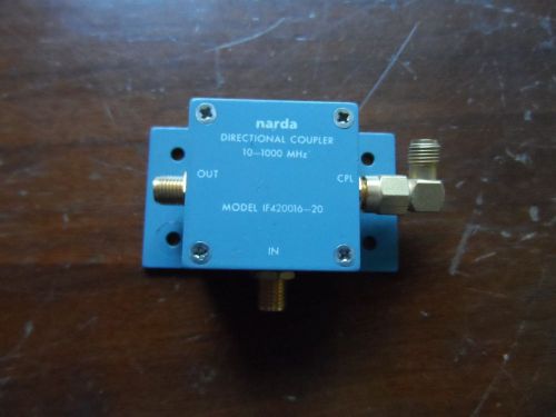 Narda ID420016-20, Three way(CPL/IN/OUT) Directional Coupler 10-1000MHz