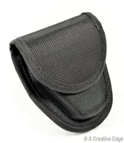 Professional handcuff belt sheath heavy duty tactical black nylon pouch case new for sale