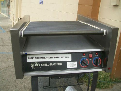STAR MAX PRO, HOT DOG GRILL/ROLLER, 2 THERMOSTATS,115 VOLTS, 900 ITEM ON E BAY