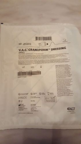 V.a.c. granufoam dressing small for kci wound vac therapy box of 5. for sale