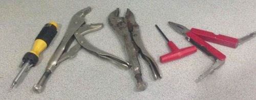 Pliers/Assorted Tools 5 Pieces