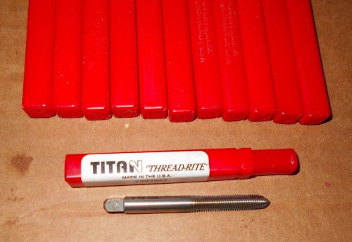 Titan Thread-Rite 1/4&#034; 28 Taps Qty 12, TT91063 750 H2 3 FL SP PT Plug USA