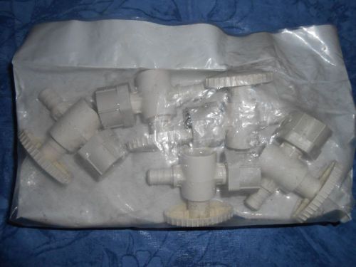 Viega - 1/2&#034; x 1/2&#034; crimp x closet(plastic nut), straight stop valve-* bag of 5* for sale
