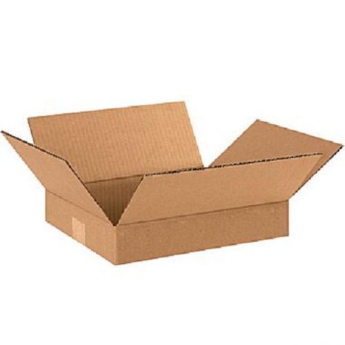 Corrugated Cardboard Flat Shipping Storage Boxes 12&#034; x 10&#034; x 2&#034; (Bundle of 50)