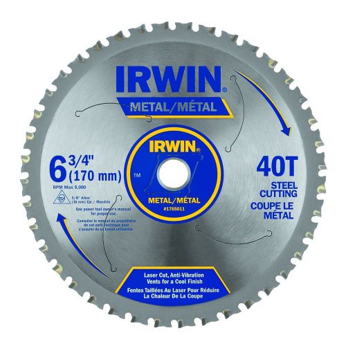 New irwin 4935554 - 40t - 6-3/4&#034; metal blade for sale
