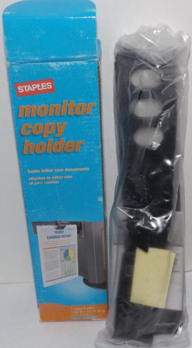 Staples Monitor Copy Holder for letter size documents - 1.50&#034;x 10.71&#034;