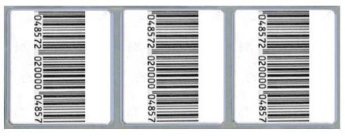 2000 Checkpoint® Comparable 1.3x1.5&#034; RF 8.2 MHz Labels Fake Barcode Made in USA