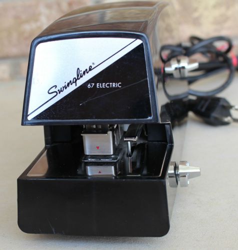 Swingline electric stapler model 67 heavy duty 20 sheets black suction feet for sale