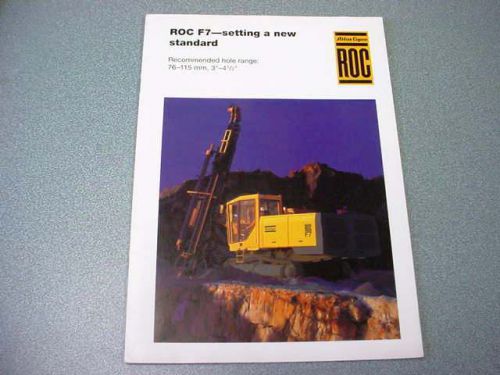 Atlas Copco ROC F7 Drill Rig Brochure