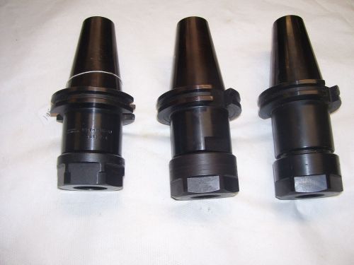 Tool Holders, (3) CNC Holders (1) T &amp; D MICROBORE (2) Un-Marked CNC Tool Holders