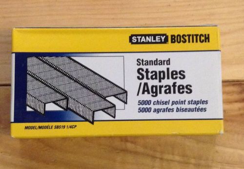 Stanley Bostitch Standard Staples -Use in Any Standard Stapler 5000 per Box