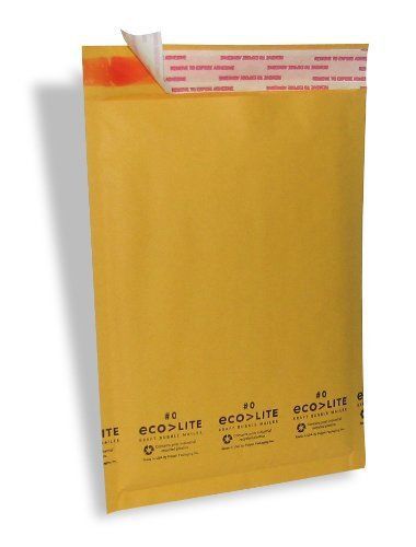 10 - 6x10 #0 (usa) premium kraft bubble mailers padded envelopes bags dvd 6.5 for sale