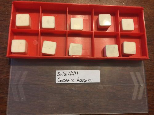 SNG 444 Ceramic Inserts **10 Inserts**