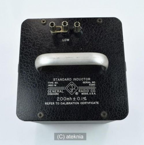 Genrad general radio gr 1482-m 200 mh standard inductor  tested for sale