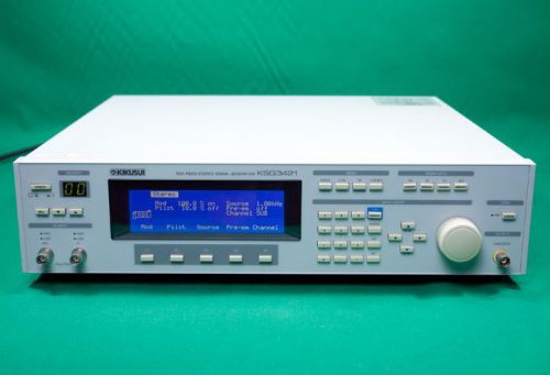 Kikusui KSG3421 RDS/RBDS Stereo Signal Generator