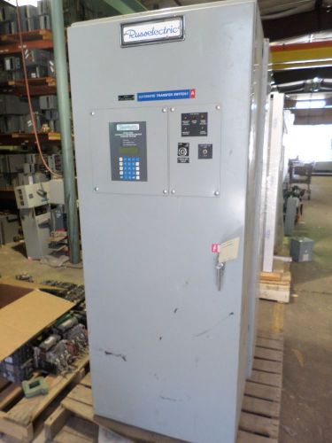 Russelectric rmtd-6003ce 600 amp 480 volt automatic transfer switch good! for sale