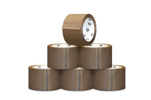 Carton Sealing Brown/Tan Packing 1.8 Mil Shipping Box Tape 3&#034; X 110 Yard