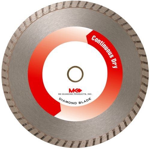 MK Diamond 158358 MK-625D 10-Inch Dry Cutting Continuous Rim Saw Blade with