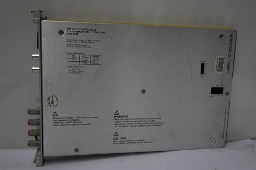 Agilent HP E1411B 5 1/2 Digit Multimeter Plug In S/N 3050A06991