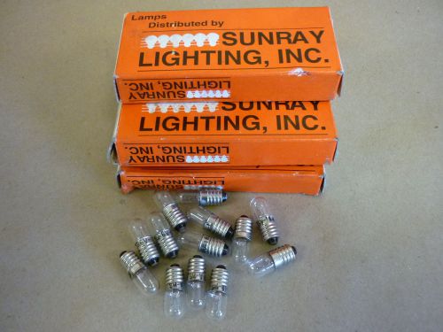 Lot Of 63 Sunray Lighting SR6V-1A-T3-1/4-MS Pilot Lights / Lamps