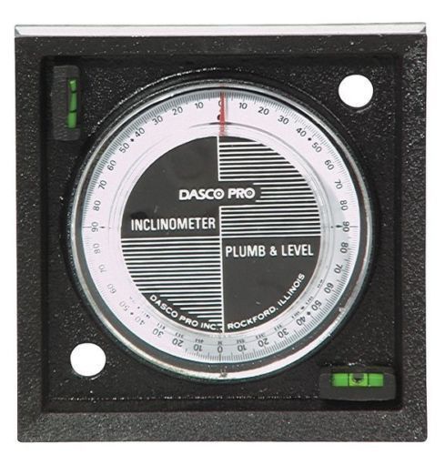 Dasco pro i1100-2vm inclinometer, mag, 0-90 deg, 4 in base new !!! for sale