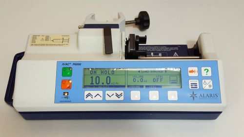 Alaris IVAC P6000 syringe pump infusion pump driver - tested