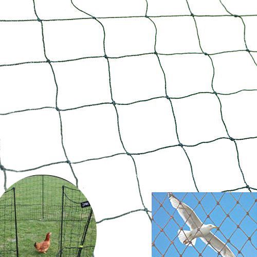25&#039; X 50&#039; Bird Netting Net Netting For Bird Poultry Avaiary Game Pens 2&#034;x2&#034; 469