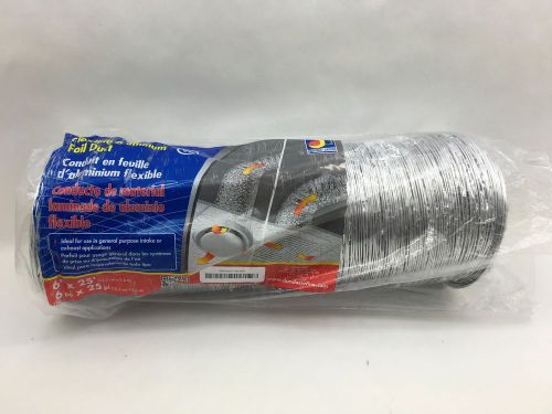 Dundas Jafine Aluminum Foil UL Listed and Marked Duct, 6-Inch by 25-Feet