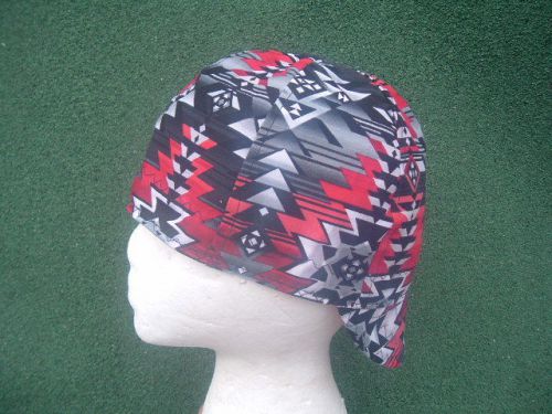 Wild zig zag in red/gray  reversable welding cap  you pick style,size for sale