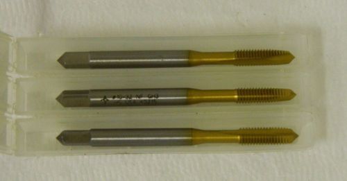 Cleveland 10-32 NF GH3 2FL High Speed Steel Spiral Point Tap Lot of 3 C55310