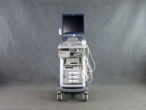 GE LOGIQ P6 ultrasound unit year 2009 with 3 probe Beautiful system.