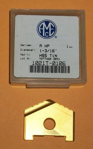 1 3/16&#034; Spade Drill Insert HSS TiN Coated Series Code / Seat Size A NEW