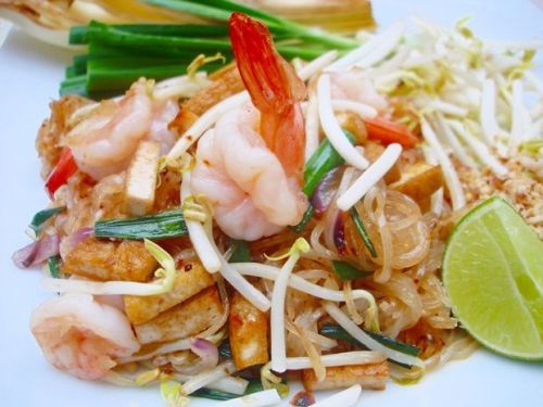 Pad Thai Stir-Fried Rice Noodle with Shrimp Recipe