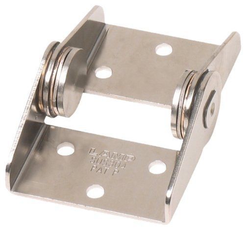 Friction Hinge, 304 Stainless Steel, 1-49/64&#034; Leaf Height, 1-47/64&#034; Open Width,