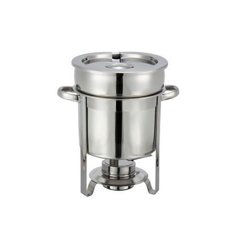 Winco 207 Soup Warmer, 7 qt., with cover, water pan, food pan, stainless steel
