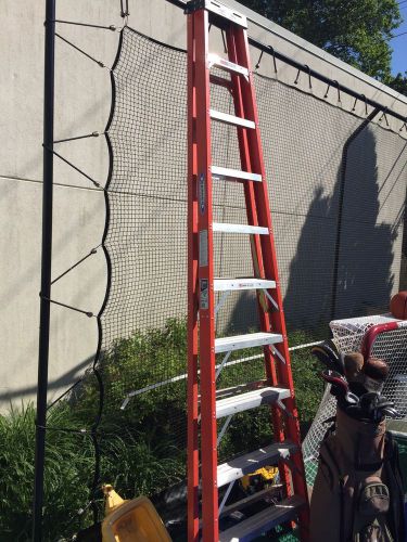 Werner 10&#039; fiberglass  300 lbs fia10 extra heavy duty step ladder for sale