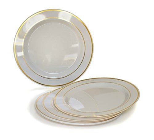 OCCASIONS FINEST PLASTIC TABLEWARE &#034;OCCASIONS&#034; Disposable Plastic Plates,