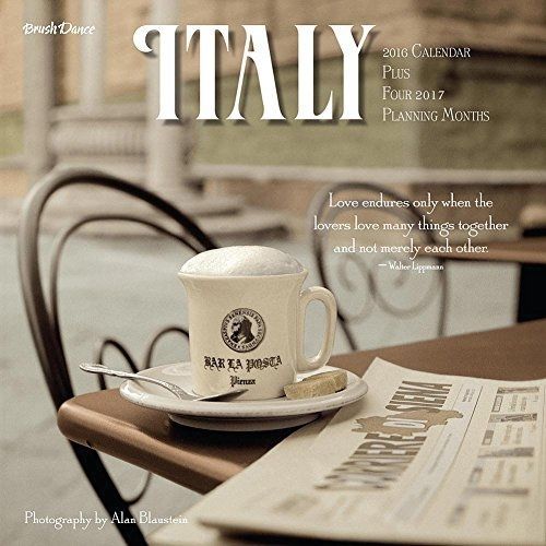 Calendar Company 2016 Italy by Alan Blaustein Wall Calendar