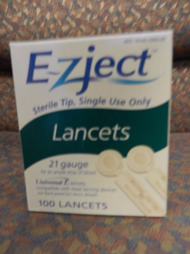 30300 Can-Am Universal 1 E-Zject Lancets,21 gauge.  100 lancets per box.