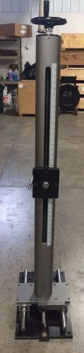 CTM FLOOR MOUNT LABEL APPLICATOR MOUNTING STAND WITH Y TRAVERSE AND 54&#034; UPRIGHT