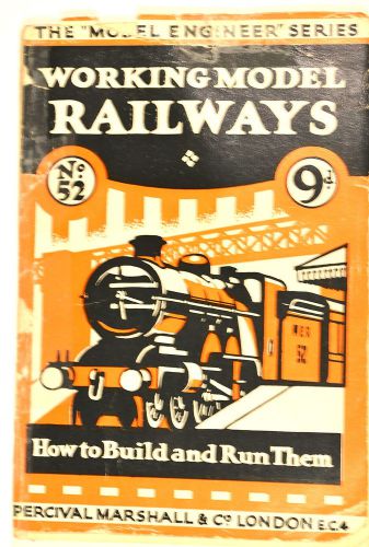 Working model railways how to build &amp; run book by davidson 4 live steam myford for sale
