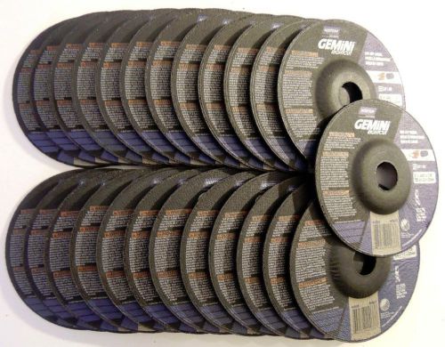 25 pc lot norton 5&#034; x .045&#034; x 7/8&#034; metal cut-off cutting wheels discs gemini usa for sale