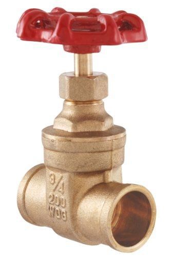 Ldr industries ldr 022 1203 1/2-inch sweat gate valve, lead free brass for sale