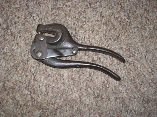 Vintage Whitney Metal Tool Co. Hand Punch #5