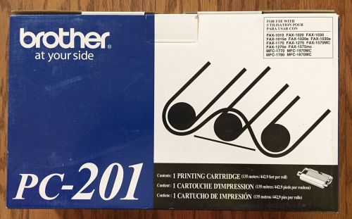 Brother PC-201 Printing Toner Cartridge Fax Genuine NEW In Box!