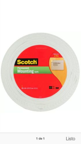 3M Scotch Mounting Tape 110-MR Double Sided 3/4&#034; (19mm) wide x 38 yds (34.7m)