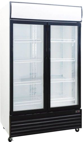 1000 Liter Display Beverage Cooler Merchandiser Refrigerator (35.3 Cu. Ft.) (Fre