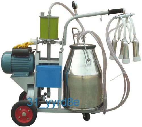 Electric Milking Machine For Cows or Sheep 110V/220V With 25L Bucket