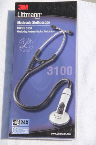 Mint condition - 3m littmann electronic stethoscope model 3100bu 27 inch for sale