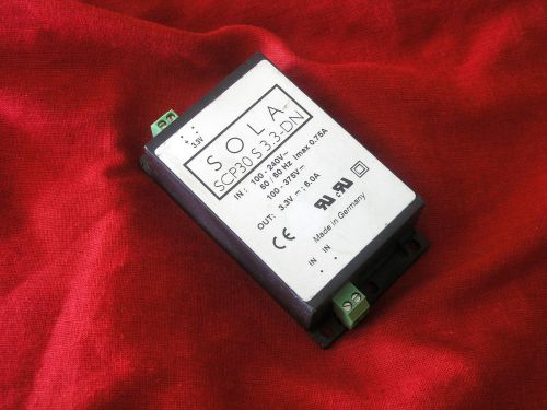 SOLA power supply SCP30 S 3.3-DN    3.3V  6.0A